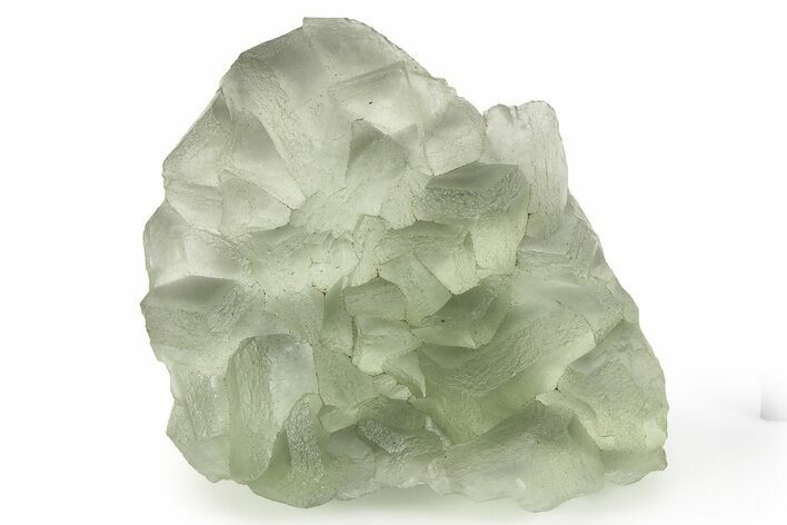 Cubic Green Fluorite (Dodecahedral Edges) Crystal Cluster - China #351328
